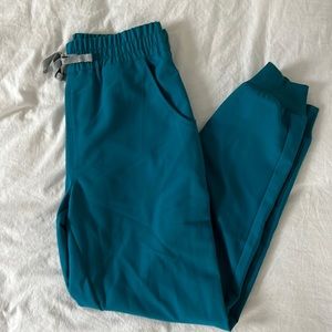FIGS high-waisted Zamora joggers- LIMITED EDITION Caribbean blue. OLD waistband